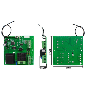 Ac 12V / 230V pujol Receiver và pujol Vario mã 433.92 MHz cán Mã nhà để xe điều khiển từ xa sự nắm Transmitter - Product Image 5