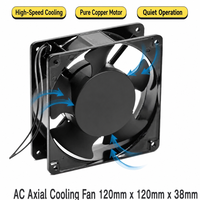 Ventilateur de refroidissement de châssis ultra-silencieux SF11025AT 2112HSL 11CM 110x110x25mm 220V AC 22W 0.51A 3100RPM avec roulement à billes et pales en aluminium