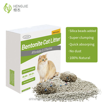 Vente directe usine, réductions en gros, litière pour chat en bentonite écologique, sans poussière, agglomération rapide, absorption 99,9%, facile à ramasser