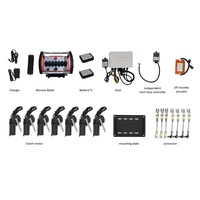 Control Remoto de 7 Funciones para Grúas Móviles DC24V, Conveniente y Seguro, Control Remoto de 7 Vías para Operaciones de Grúas