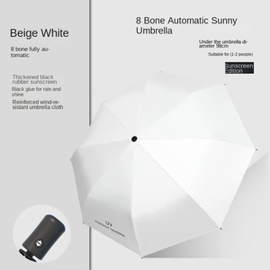 Sombrilla Publicitaria Plegable Automática con Protección UV Triple, Color Negro, con Impresión de Logotipo - Product Image 6