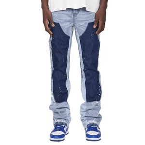 Pantalones Vaqueros de Mezclilla Elásticos para Hombre, Estilo Punk, Y2K, Biker, Bootcut, Ajustados y Acampanados - Product Image 4