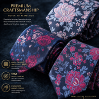 Cravate Jacquard Faite à la Main pour Homme, en Polyester, pour Tenue Formelle, Vente en Gros, Cravates à Fleurs pour Costume, Idéal Cadeau