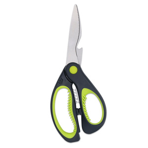 Kitchen Scissors Stainless Steel Green Handle Multipurpose Food Cutting Tool Home Use - Product Image 4