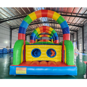 Castillo Inflable Comercial para Patio de Juegos, Obstáculo Inflable Gigante de Colores del Arcoíris para Adultos, Juego de Obstáculos Deportivos - Product Image 2