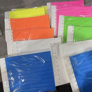 Gelang Tyvek Warna Solid <span class=keywords><strong>3</strong></span>/4'' Promosi, Gelang Kertas Kosong yang Dapat Dicetak dengan Nomor Seri, Pulsera De Papel Tyvek - Product Image 1