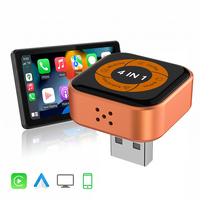 Mirrorlink USB Carplay Wireless Adapter Freisprecheinrichtung Musikwiedergabe Smart Voice Dongle Ohne Verkabelung Carlinkit 4-in-1 TV Carplay