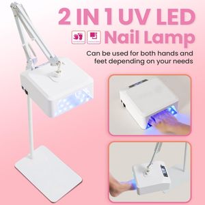 Lampe UV pour les pieds 78W avec support, lampe de pédicure suspendue, lampe LED sans fil pour les pieds, lampe à ongles sans fil, <span class=keywords><strong>appareil</strong></span> de séchage du vernis à ongles en <span class=keywords><strong>gel</strong></span> - Product Image 5