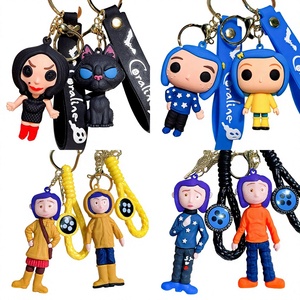 Nouveauté, porte-clés en silicone Mama Coco Carolyn, personnage de dessin animé, avec pendentif créatif - Product Image 2
