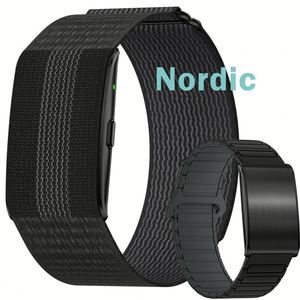 New Arrival DT66 Nordic Chip Health Monitor AI Analysis Men Women Sport Screenless Bracelet With Nylon Silicone Strap - Product Image 5