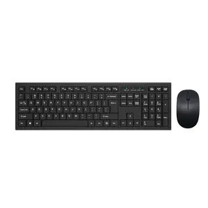 OEM 2.4G Wireless Keyboard And Mouse Combo Ergonomic Office Wireless Keyboard And Mouse Set