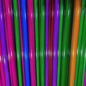 Tubo de Fibra de Carbono 3K Verde Colorido, Pultruido y Enrollado, Tubo de Carbono Opcional para Accesorios de Marco de Drones FPV - Product Image 5