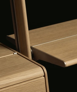 Sistema de día de estantería modular personalizado en forma de <span class=keywords><strong>L</strong></span> de aluminio vertical negro estantería flexibilidad infinita - Product Image 5