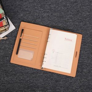 New Arrival Eco-Friendly PU Leather Business Style Notepad Silk Screen Printing High-Appearance Cross-Border Promotional - Product Image 4