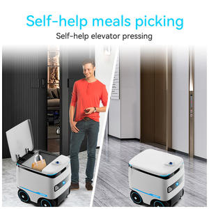 <span class=keywords><strong>Robot</strong></span> de livraison Alpha Robotics Speedybot Pro 100 kg, 100 L de stockage, charge automatique, intérieur/extérieur, pour la livraison de nourriture, de café, de pizzas, serveur, VSLAM - Product Image 3