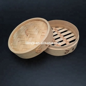 Cuiseur vapeur rond en bambou naturel de haute qualité et élégant pour les <span class=keywords><strong>dim</strong></span> <span class=keywords><strong>sum</strong></span> chinois, idéal pour les restaurants et la maison - Product Image 5