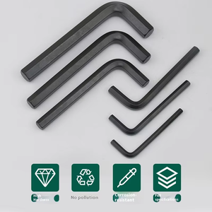 Oem Tùy Chỉnh 1.5Mm Để 6Mm Carbon Thép Màu Đen Oxide Hệ Thống Hệ Thống Dụng Cụ Tay <span class=keywords><strong>Key</strong></span> Allen Cờ Lê <span class=keywords><strong>Hex</strong></span> Cờ Lê - Product Image 2