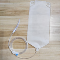 Kit de poche pour lavement médical sans latex en silicone avec impression de logo