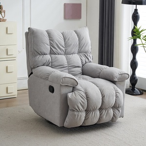 New Design Fashionable Comfortable Extended Footrest Living Room Luxury Mall Fabric Lift <strong>Recliner</strong> <strong>Sofa</strong> <strong>Bed</strong> - Product Image 3
