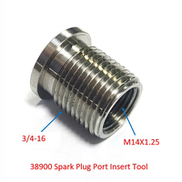 Juego de Herramientas de Repuesto de Acero Inoxidable para Insertar la Bujía 389-100, Compatible con el Motor Ford Triton 5.4L de Dos Válvulas 38900