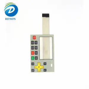 Deson Custom Capacitive Acrylic Touch Panel Faceplate Graphic Overlays Membrane Switch one button light touch membrane switch