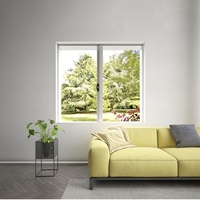 Fenêtres coulissantes modernes en aluminium à double vitrage, norme européenne, pour appartements et hôtels, avec moustiquaire et volet, Australie