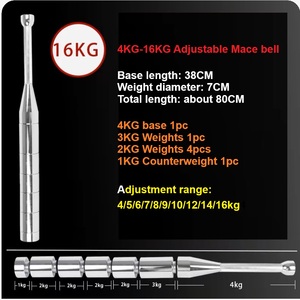 Vente chaude prix d'usine musculation acier compétition Clubbell réglable <span class=keywords><strong>Mace</strong></span> <span class=keywords><strong>Bell</strong></span> <span class=keywords><strong>Mace</strong></span> <span class=keywords><strong>Bell</strong></span> pour la musculation - Product Image 3