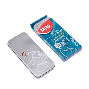 Bán Buôn 9-Mảnh Kim Loại Hình Học La Bàn Thiết Lập Cai Trị La Bàn Bút Chì Tẩy Bút Chì Mài Cho Học Sinh Sinh 'Vẽ Các Phép Đo - Product Image 5