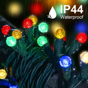 Guirlandes lumineuses de Noël à LED imperméables Lumières de Noël décoratives imperméables pour l'extérieur Lumières de la Nativité de Noël