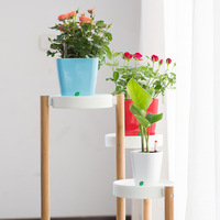 Pot de fleurs hydroponique simple pour bureau, maison, jardin, léger, écologique, en plastique, au design moderne
