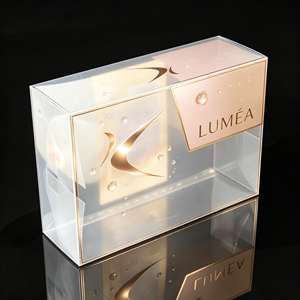 Boîte pliable personnalisée en plastique PP transparente avec couvercle rabattable pour l'emballage de cosmétiques, d'électronique, de matériel médical, de cadeaux, vente en gros, usine - Product Image 1