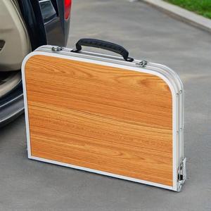 Outdoor Mini Portable Folding Wood Aluminum Camping <strong>Table</strong> - Product Image 4