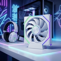 Ventilateur de refroidissement ARGB HC-MJ8-12025-WT PWM silencieux pour boîtier d'ordinateur avec couleurs magiques, bonne qualité