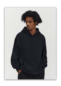 Sweats à capuche personnalisés pour hommes, 100% coton éponge, qualité supérieure, impression personnalisée, sweats à capuche surdimensionnés de style streetwear pour hommes - Product Image 2
