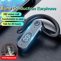 Xcy — écouteurs sans fil V28, accessoires de téléphone à Conduction osseuse, BT5.2, oreillettes étanches IPX5, rechargeables, 130mAh
