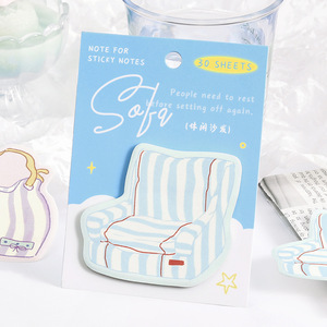 Notas Adhesivas Reutilizables para Estudiantes, Notas Minimalistas de Inspiración Francesa, Serie Evening Breeze, Paquete de <span class=keywords><strong>30</strong></span> Hojas - Product Image 4