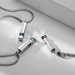 Kalung guci batu kelahiran 12 warna liontin untuk Kalung guci abu kremasi - Product Image 2