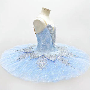 Falda Tutú <span class=keywords><strong>de</strong></span> <span class=keywords><strong>Ballet</strong></span> para Niñas, Disfraz <span class=keywords><strong>de</strong></span> Hada Plateada para Actuación, Falda Abullonada Lago <span class=keywords><strong>de</strong></span> los Cisnes, Vestido <span class=keywords><strong>de</strong></span> Escenario, Atuendo <span class=keywords><strong>de</strong></span> Actuación Pájaro Azul - Product Image 2