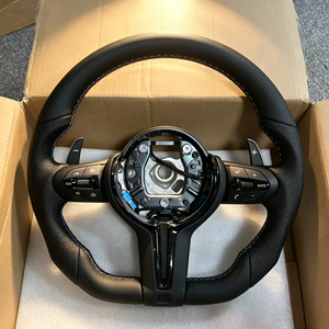 Volante Deportivo Ergonómico y Confortable para <span class=keywords><strong>BMW</strong></span> F30 E90 M3 <span class=keywords><strong>M5</strong></span> F07 F40 F80 X1 X2 X3 X4 con Costuras Cosidas a Mano, Fácil Instalación - Product Image 5