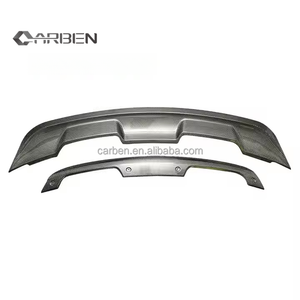 สปอยเลอร์คาร์บอนไฟเบอร์ MRD สำหรับ <span class=keywords><strong>Ford</strong></span> <span class=keywords><strong>Mustang</strong></span> GT500 2015 + สปอยเลอร์คาร์บอนไฟเบอร์แท้ปีกหลัง2ชิ้นสไตล์ - Product Image 1