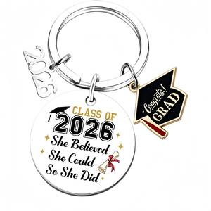 ของขวัญสร้างแรงบันดาลใจสำหรับรุ่นปี 2026 ของ Uionen พวงกุญแจสแตนเลส ของขวัญสำหรับเพื่อนร่วมชั้น เพื่อน และผู้สำเร็จการศึกษา - Product Image 3