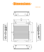 PC Industrial sin Ventilador con Procesador Intel J1800/J1900/N2830, 16GB de RAM, 256GB SSD para Aplicaciones de Automatización Industrial