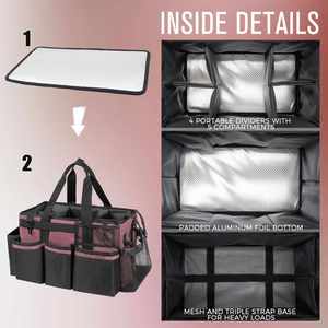 Extra-Large <b>Cleaning</b> <b>Caddy</b>, Organizer with Handles for <b>Cleaning</b> Tools & Products Storage Car Wash Tools Bag - Product Image 4