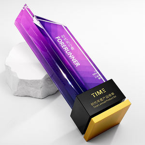 Nouveau trophée en cristal personnalisé créatif haut de gamme science <span class=keywords><strong>et</strong></span> technologie conception réunion annuelle trophée de récompense du personnel exceptionnel - Product Image 2