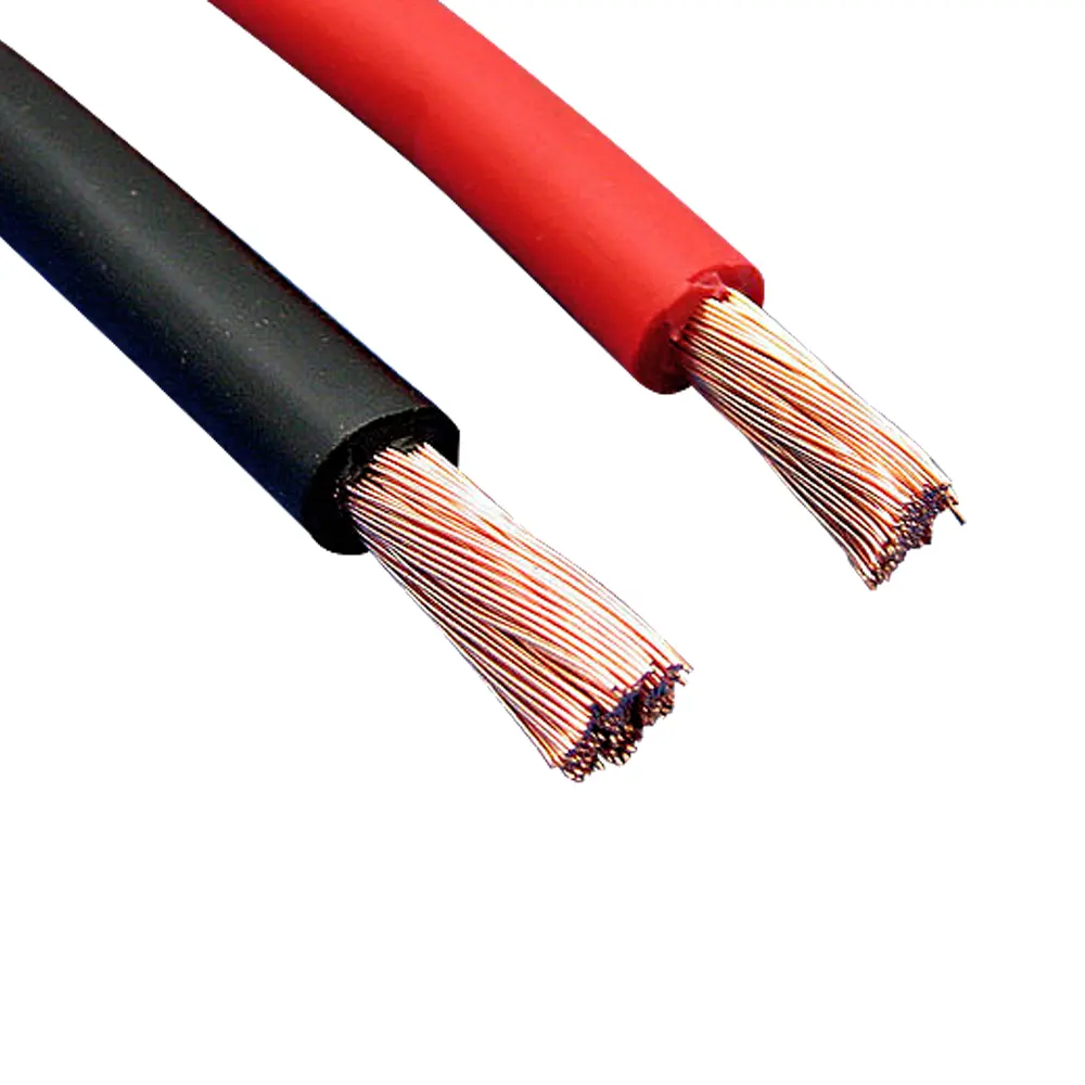 4AWG flessibile Amp cavo di alimentazione per auto OFC 4 Gauge cavo amplificatore rosso nero per altoparlante Audio per auto