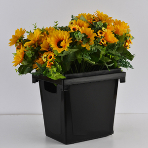 Boutique de fleurs de pépinière seau à fleurs sèches <span class=keywords><strong>en</strong></span> eau profonde seau à fleurs <span class=keywords><strong>en</strong></span> plastique pour le réveil seau à tournesols - Product Image 1