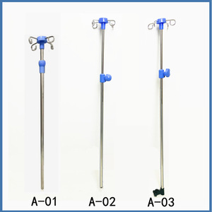 Soporte IV Heng Longhao A-01A-02A-03, Poste Telescópico de Acero Inoxidable para Uso en Camas de Hospital - Product Image 5
