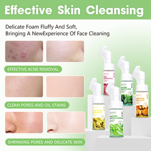 Soin Visage Marque Blanche à l'Acide Salicylique et aux Herbes : Hydratant, Nettoyant Doux, Éclaircissant le <span class=keywords><strong>Teint</strong></span>, Minimise les Pores, Huile Rafraîchissante - Product Image 4