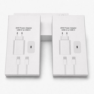 Pd อะแดปเตอร์20W 35W 40W USB-C ที่ชาร์จอย่างรวดเร็วชุดสาย C เป็น Type C พร้อมกล่องสำหรับ iPhone 15 16 17 EU UK ยังมี - Product Image 5