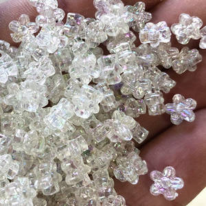 50 unids/bolsa AB Color 6,5 cm flor cuentas espaciadoras coloridas para la fabricación de joyas - Product Image 4